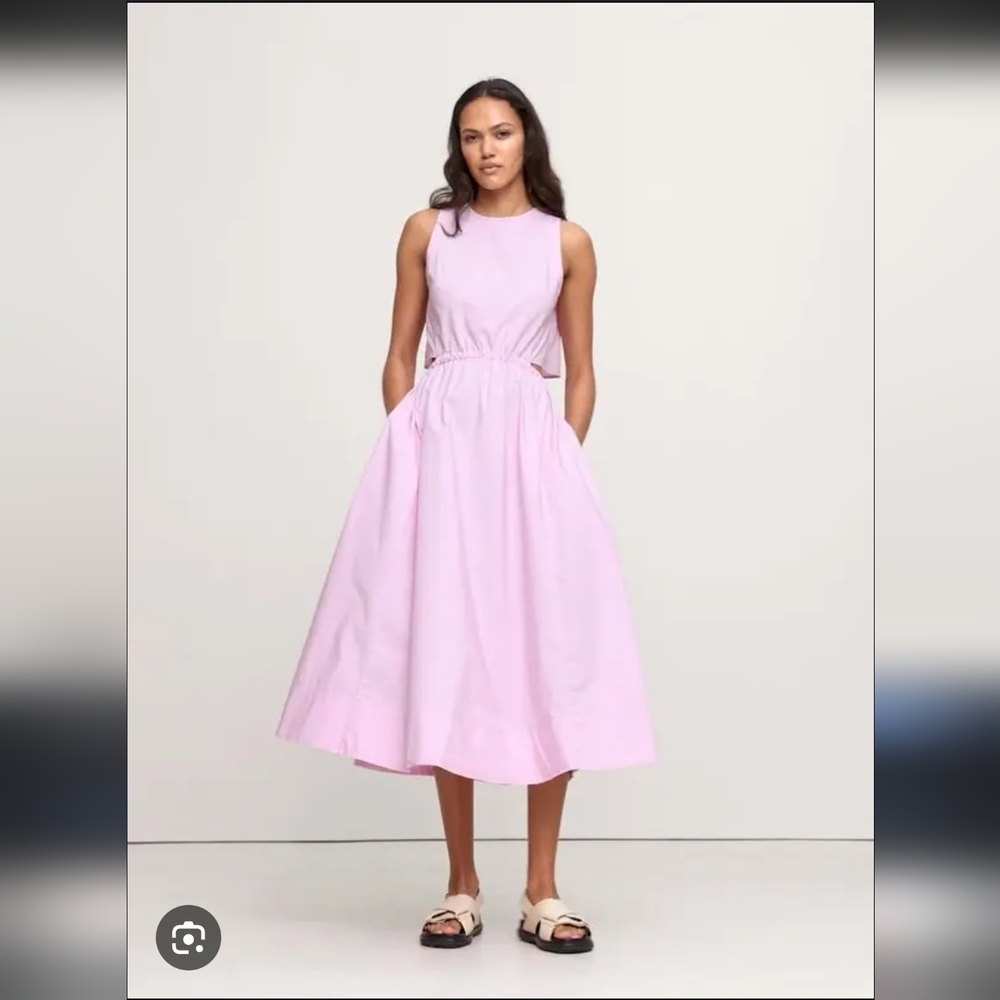 Nwt Banana Republic Pink Midi Dress Msrp 180$